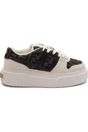 Fendi Zuca-motif panelled sneakers
