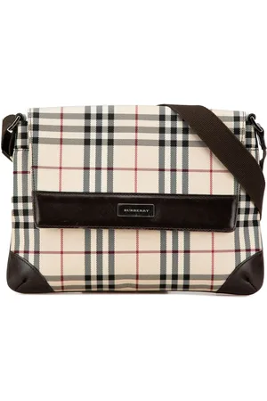 Burberry 2000-2017 House Check Canvas Flap crossbody bag