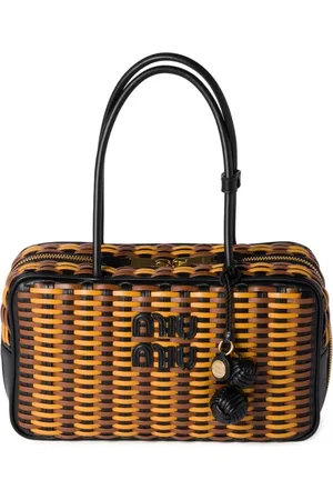 Miu Miu Beau leather tote bag
