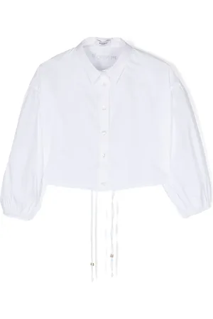 Pinko Logo-print cotton-blend shirt