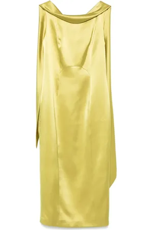FELY CAMPO Sash-detail midi dress