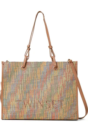 Twin-Set Logo-embroidered tote bag