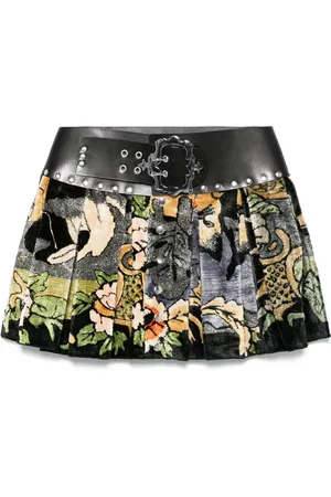 Chopova Lowena Velvet mini skirt