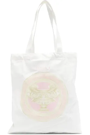 VERSACE Logo-print shopping bag