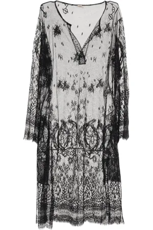Hermès 2010s embroidered dress