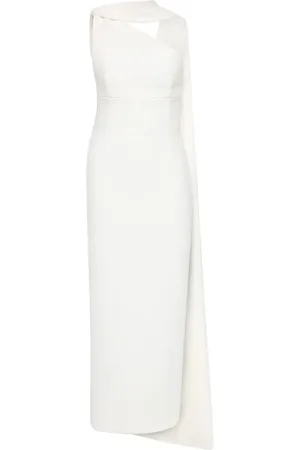 RACHEL GILBERT Clara asymmetric-detail midi dress