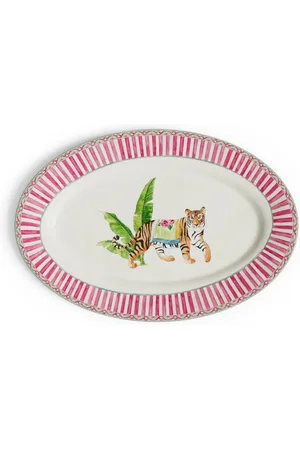 LISA CORTI Porcelain platter (36cm x 24,5cm)
