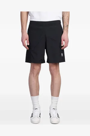 adidas Logo-embroidered track shorts