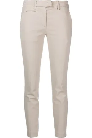 Dondup Mid-rise cropped-leg trousers