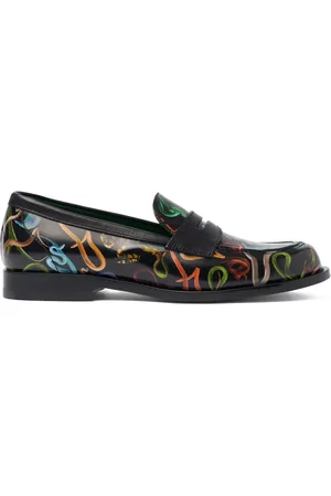 Scarosso Graphic-print loafers