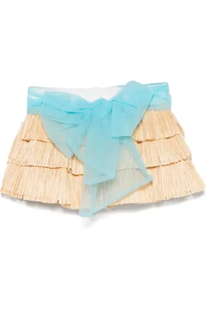 MISS GRANT Bow-detail skirt
