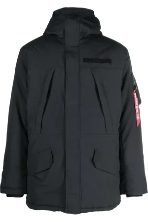 Alpha Industries Logo-tag hooded jacket