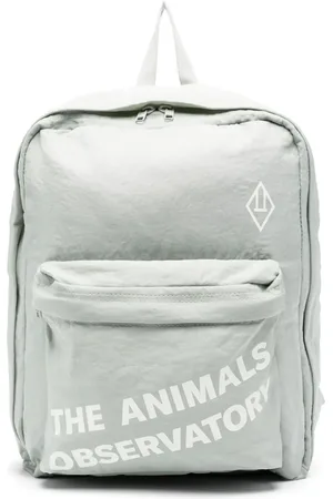 The Animals Observatory Logo-print zip-up backpack