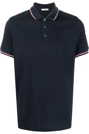 Moncler Logo stripe-tipping polo shirt