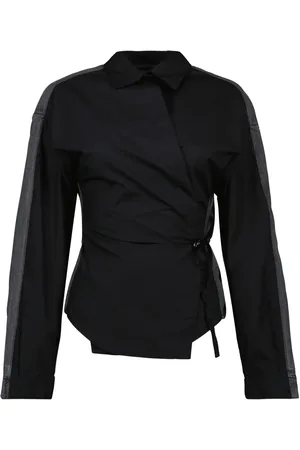 Diesel Cotton wrap shirt