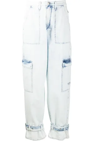 Msgm Acid wash straight-fit jeans