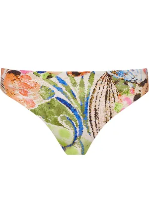 Marie Oliver Elle floral-print bikini bottoms