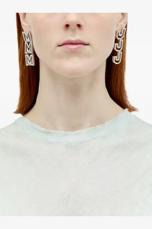 Marc Jacobs MJ crystal-embellished earrings