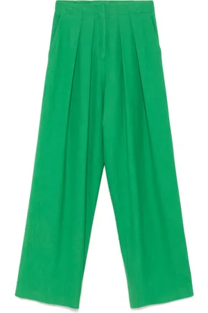 Maje Pleat-detail palazzo pants