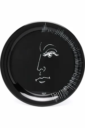 FORNASETTI Printed metal tray