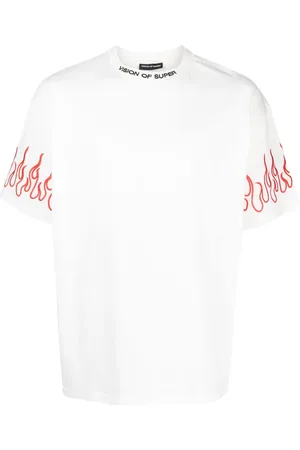 Vision Of Super Logo-print cotton T-shirt