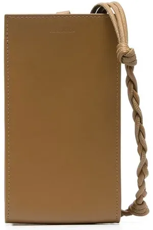 Jil Sander Twisted strap leather bag