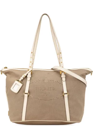 Prada 2000-2024 Canvas Canapa Logo satchel