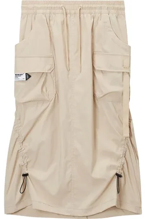 Musium Div. Drawstring-detail midi skirt