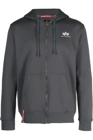 Alpha Industries Logo-print hooded jacket