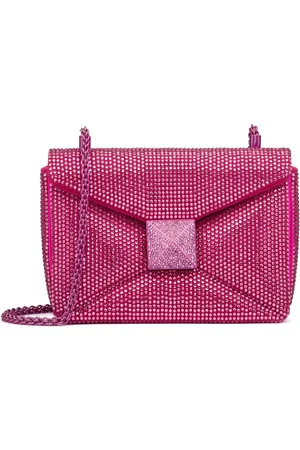 VALENTINO GARAVANI One Stud crystal-embellished shoulder bag