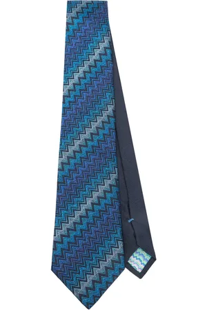 Missoni Zigzag-motif tie