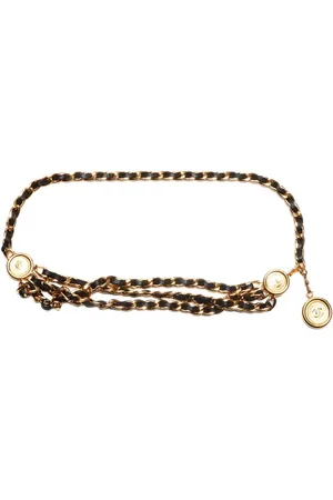 CHANEL 1980-2000s chain belt