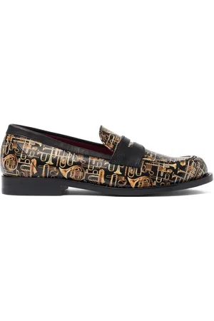 Scarosso Graphic-print loafers