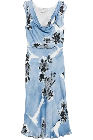Ermanno Firenze Floral-print midi dress