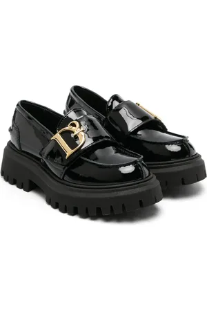 Dsquared2 Logo-plaque leather loafers