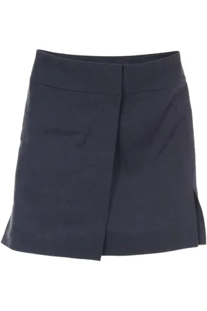Hermès 2010s wool wrap skirt