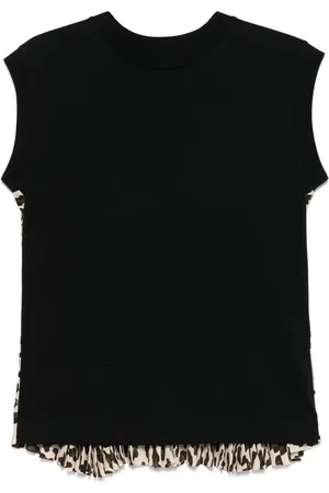 SACAI Panelled tank top