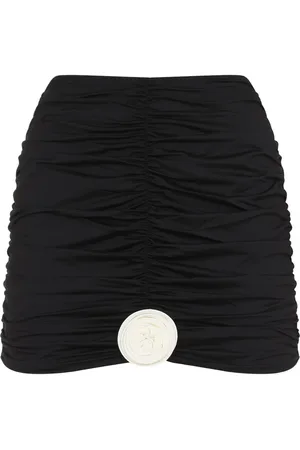 LA REVECHE Lilibet ruched miniskirt