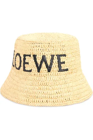 Loewe Woven-design bucket hat