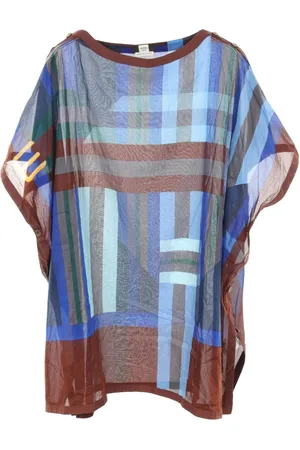 Hermès 2000s geometric-print blouse