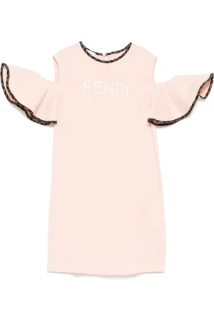 Fendi Logo-embroidered dress