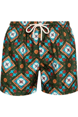 PENINSULA SWIMWEAR Positano graphic-print swim shorts