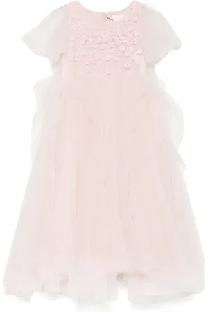 Maison Ava Floral-appliqué dress