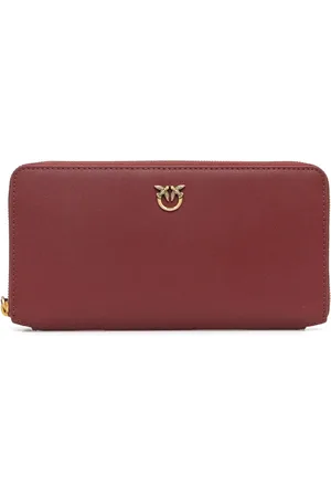 Pinko Zip-around leather wallet
