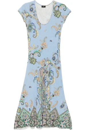 Etro Paisley-print midi dress