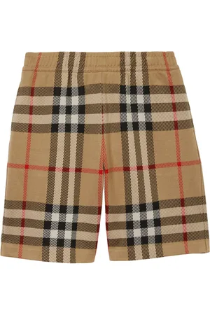 Burberry Vintage Check-pattern jacquard shorts
