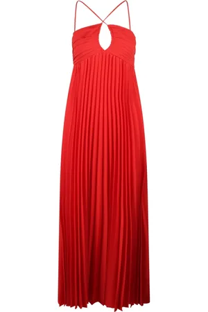 P.A.R.O.S.H. Pleated maxi dress