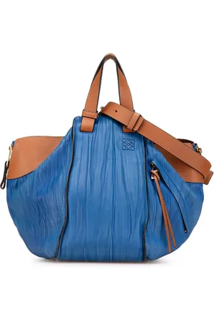 Loewe 2010-2024 Large Bicolor Leather Hammock Bag satchel