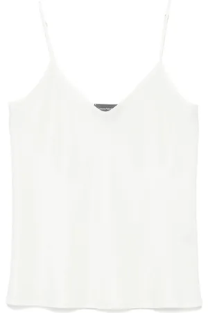 LORENA ANTONIAZZI Satin tank top
