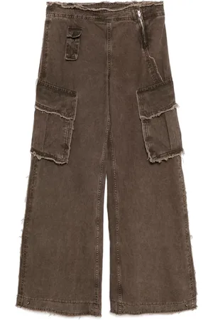 Ground Zero Frayed cargo trousers